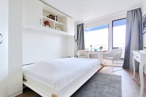 Haus am Meer, App. 101, Wohn-Schlafzimmer